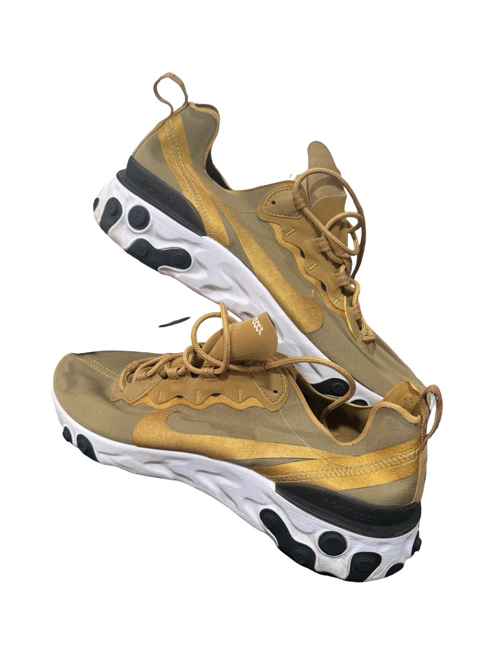 Nike React Element 55 "Metallic Gold" (Club Gold)